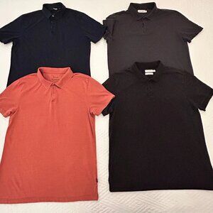 MEN'S Polo Shirts Size L (Large) – Lot of 4 Brand Name Casual Tops